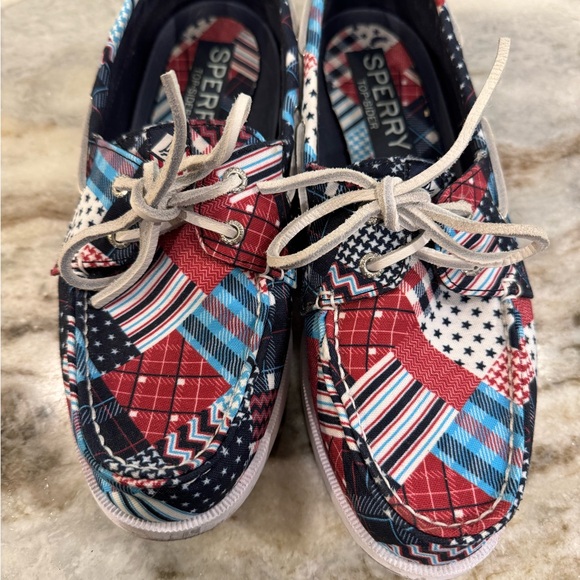 Sperry Top Slider Patriotic Shoe - Picture 2 of 4